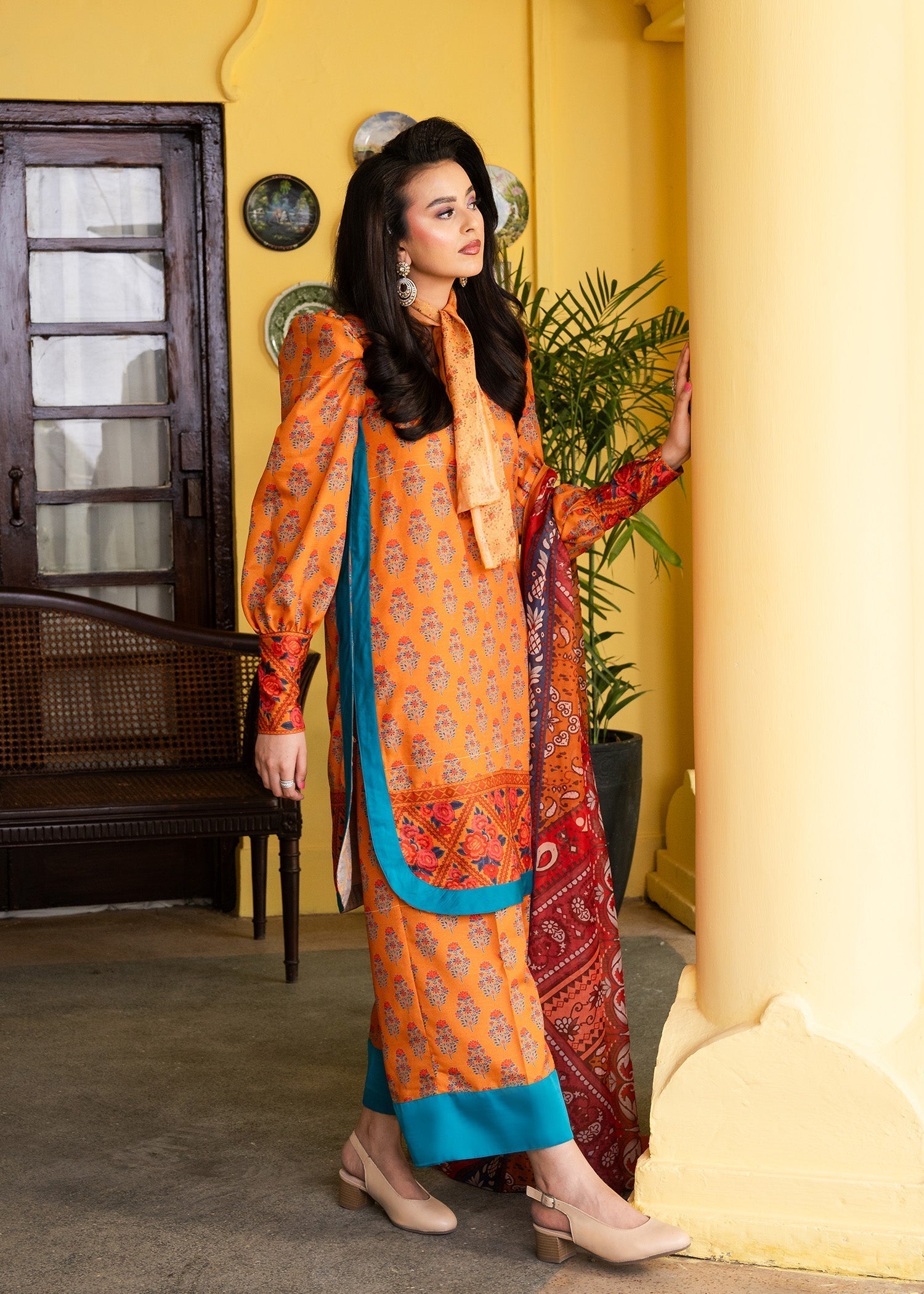 Maria Osama Nehr Women 3pcs