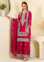 Rangoon Clothing Zarvisha Hotpink Women 3pcs