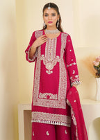 Rangoon Clothing Zarvisha Hotpink Women 3pcs