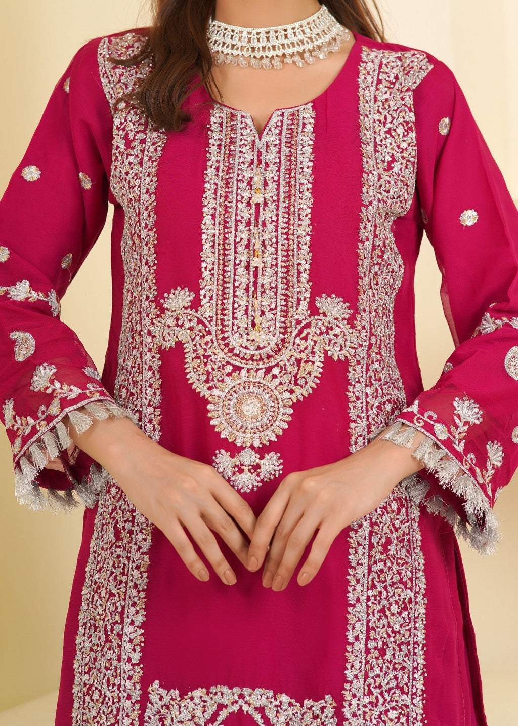 Rangoon Clothing Zarvisha Hotpink Women 3pcs