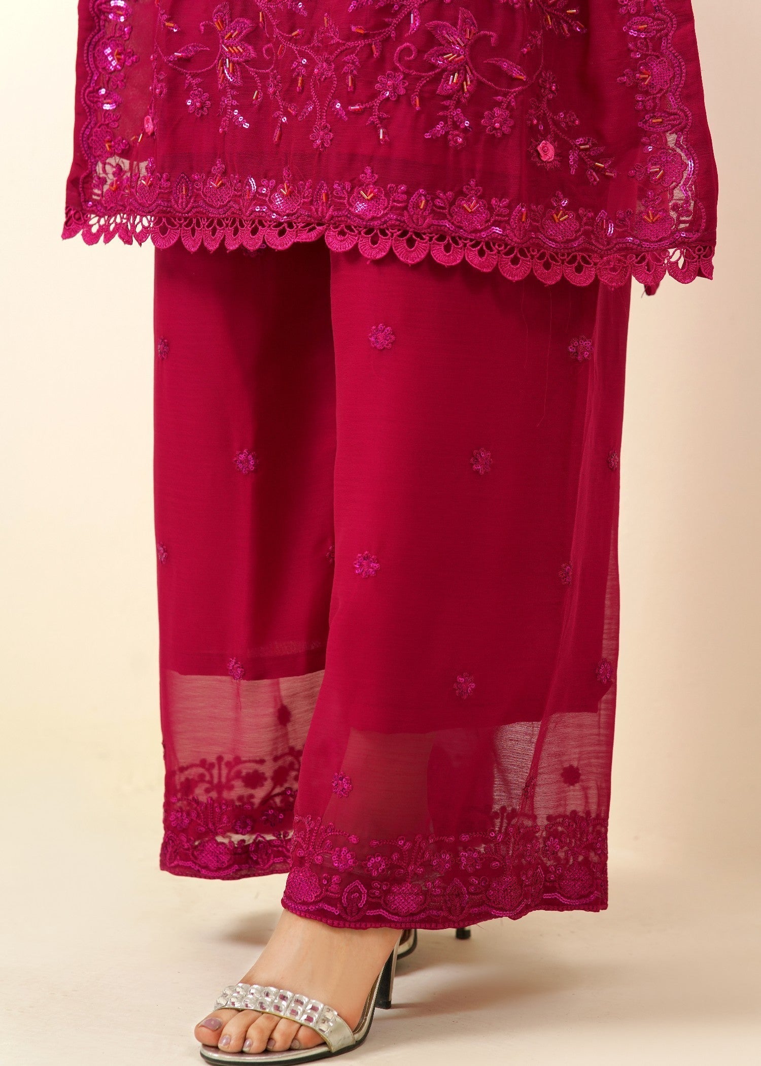 Rangoon Clothing Ritaan Hotpink Women 3pcs