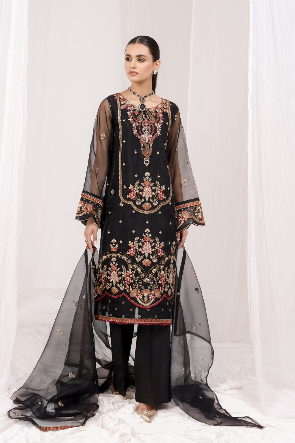 Esra Festive Organza ETO 06 () Women 2pcs