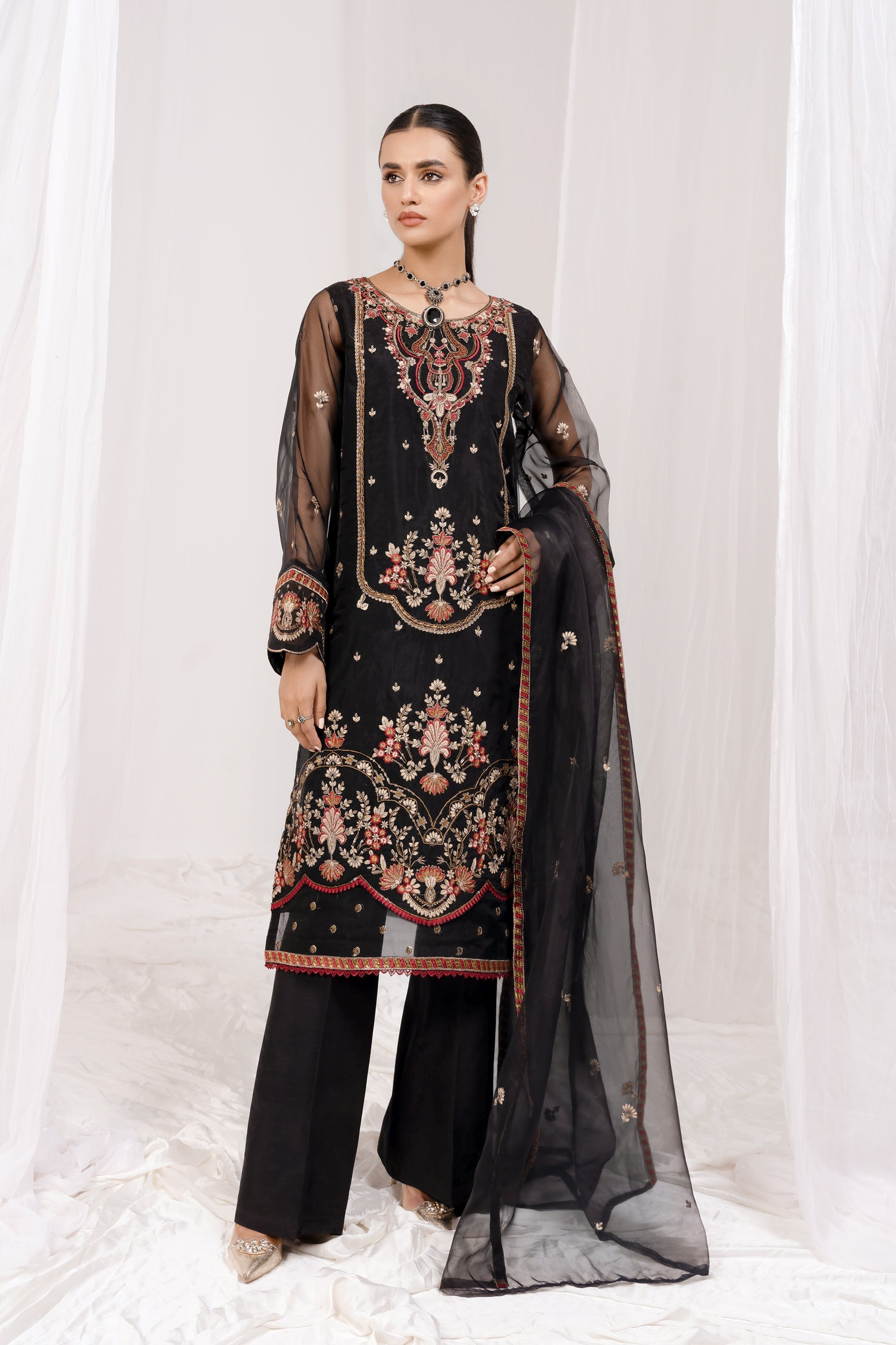 Esra Festive Organza ETO 06 () Women 2pcs