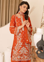 Four Season Boutique AFSHEEN RUST ORANGE Women 3pcs