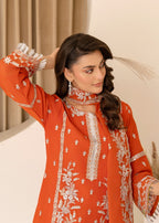 Four Season Boutique AFSHEEN RUST ORANGE Women 3pcs