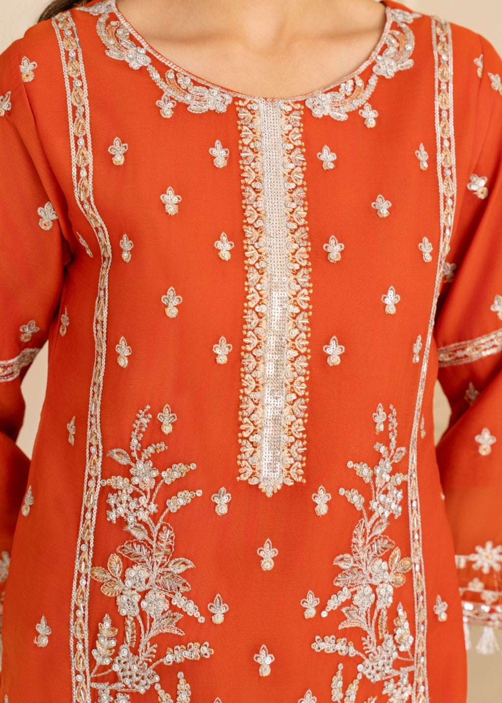 Four Season Boutique AFSHEEN RUST ORANGE Women 3pcs