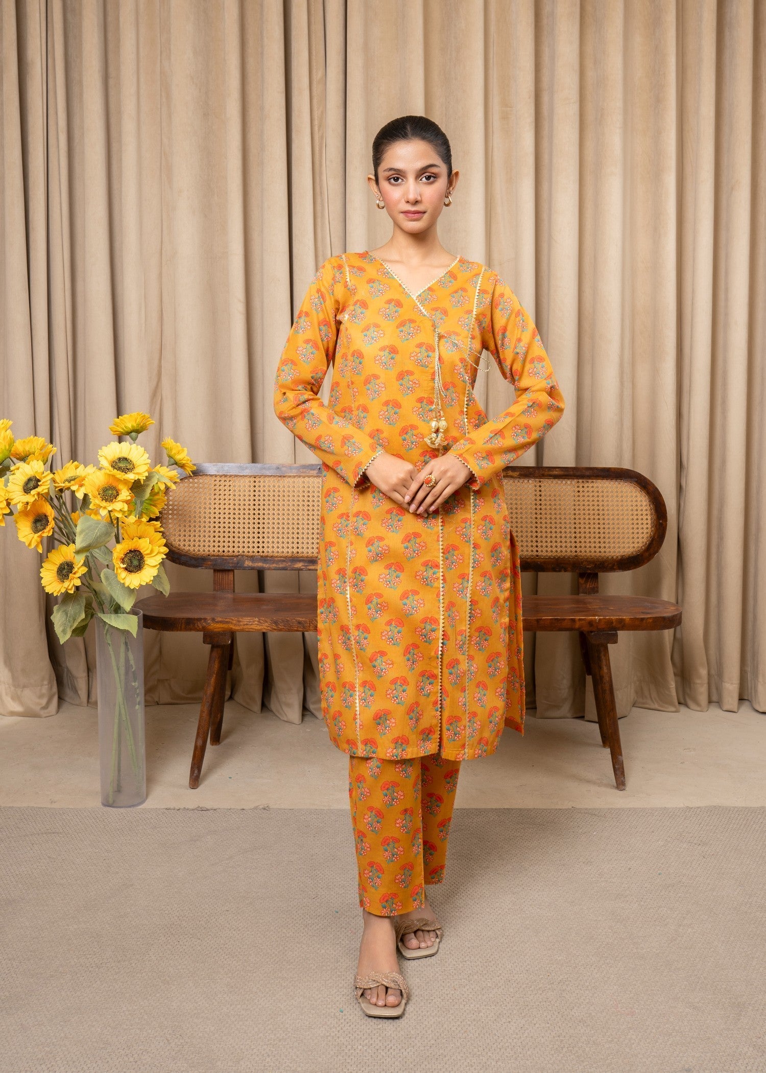Ahlam By Safa Textile masakali Co Ord Set Women 2pcs