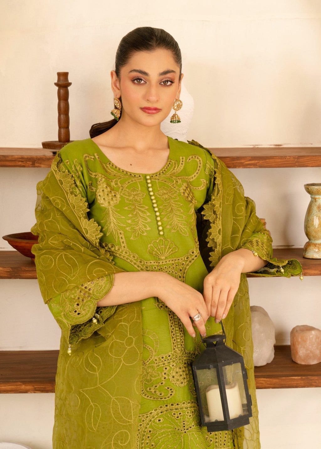 Four Season Boutique BORING COTTON GREEN Women 3pcs