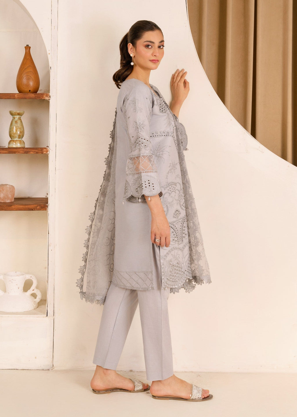 Four Season Boutique BORING COTTON GREY Women 3pcs