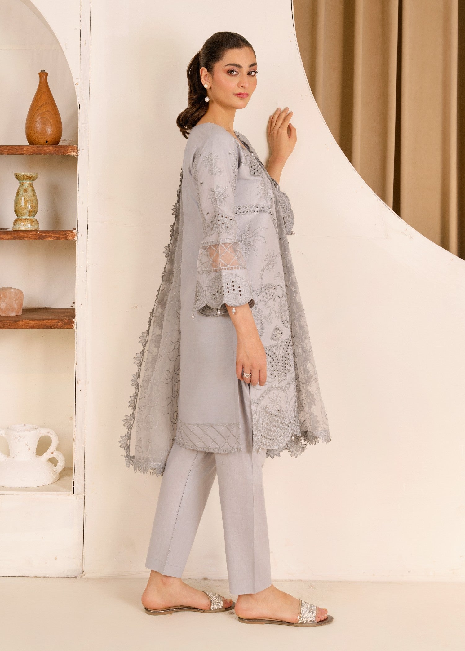 Four Season Boutique BORING COTTON GREY Women 3pcs