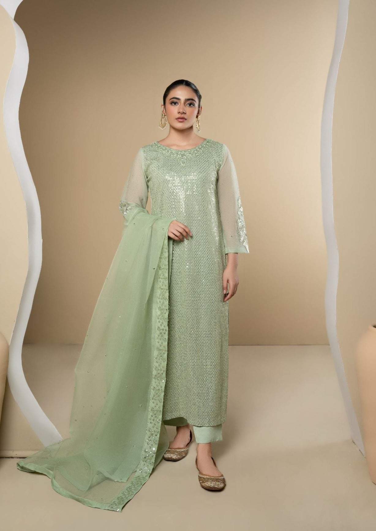 Agha Jaan RR07 Women 3pcs