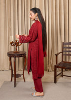 Four Season Boutique COTTON NET MAROON Women 3pcs