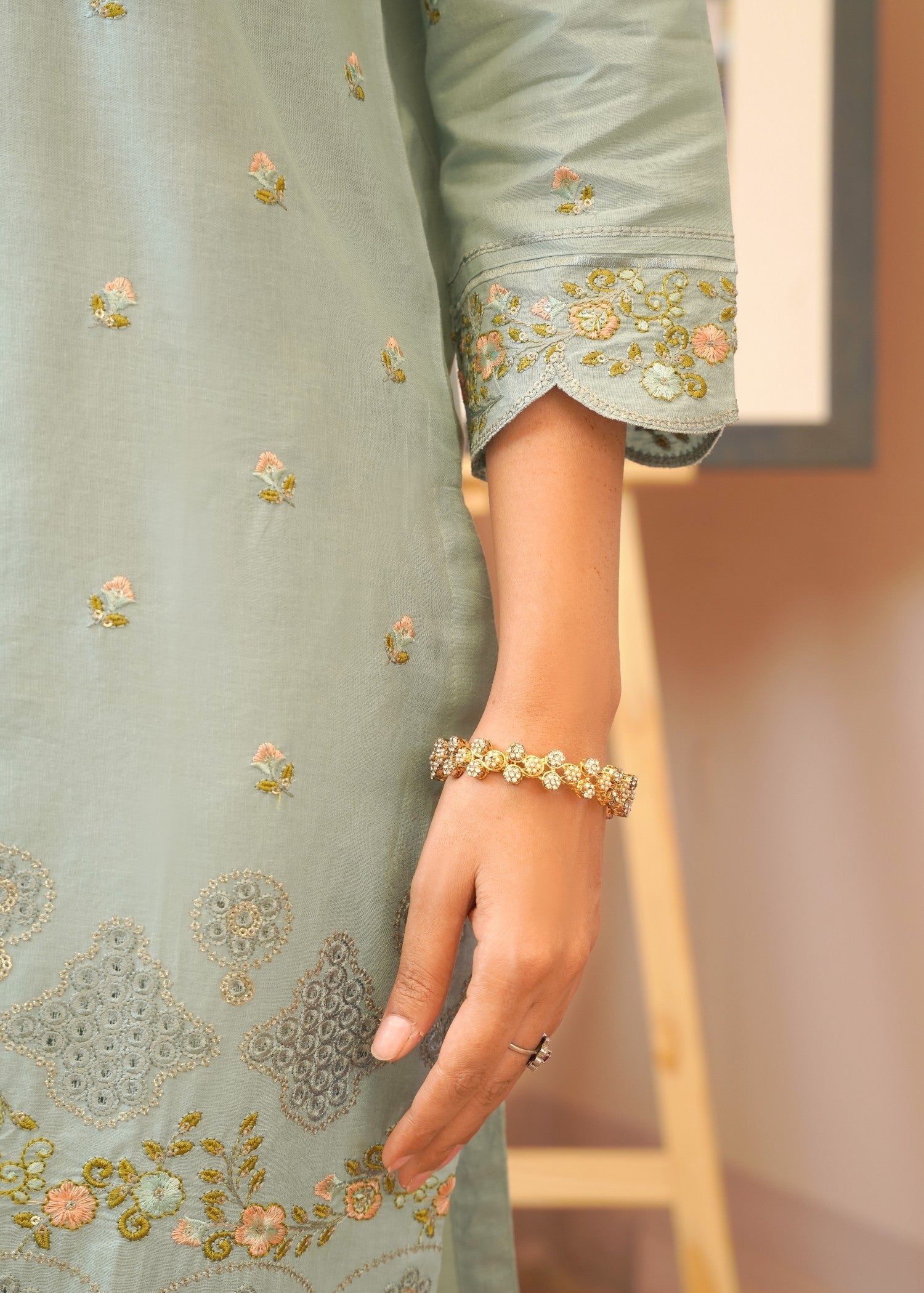 Rangoon Clothing Inayat pistachio Women 3pcs