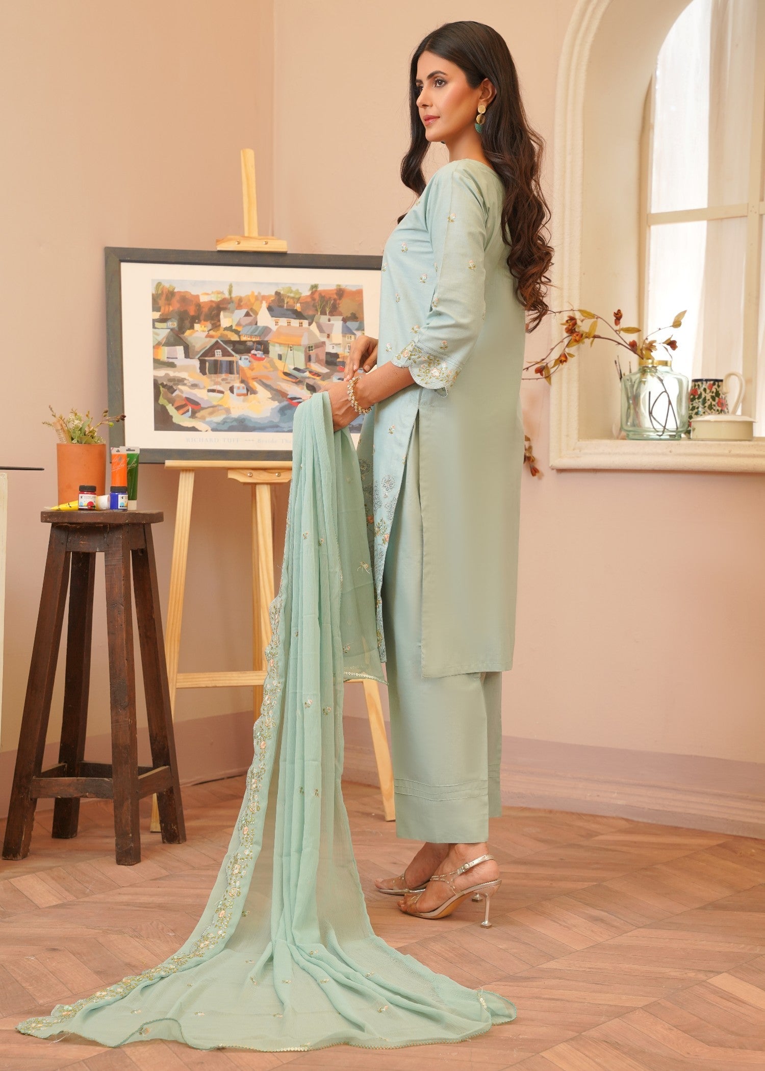 Rangoon Clothing Inayat pistachio Women 3pcs