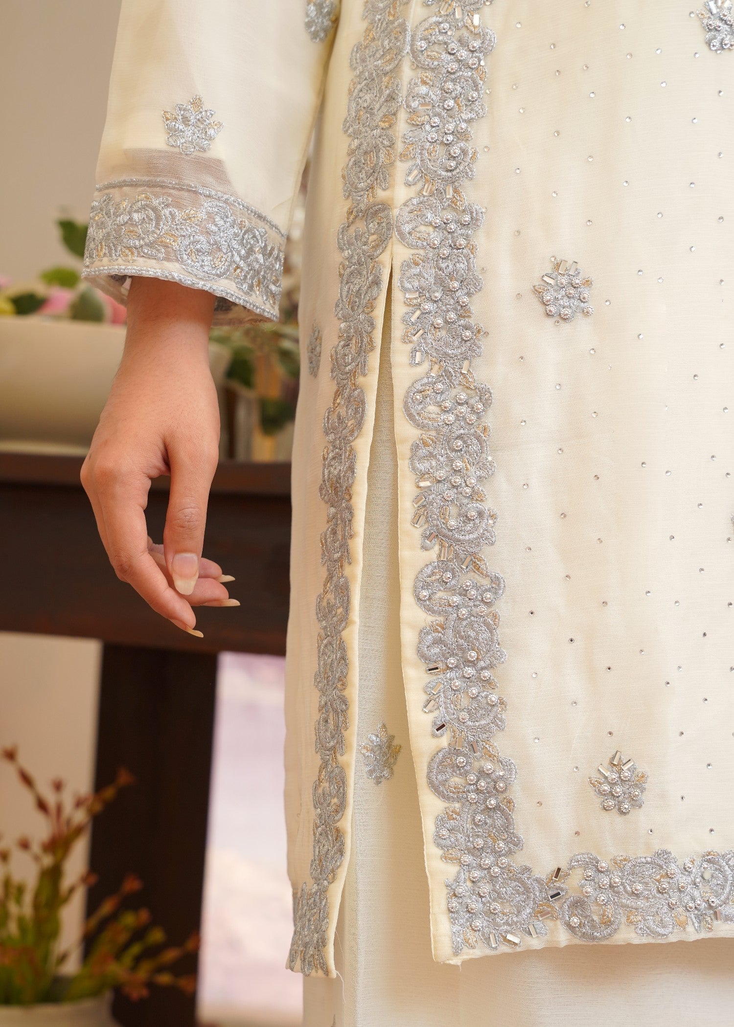 Rangoon Clothing Kainat OffWhite Women 3pcs