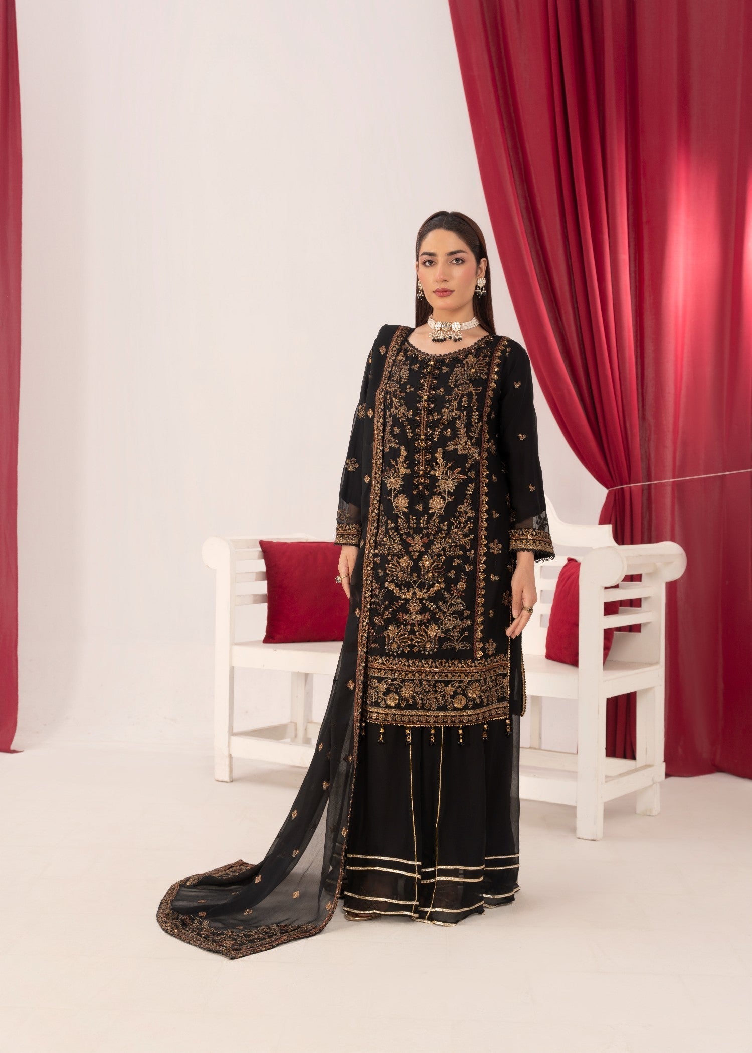 Pehnawa Fashion ROSY RIBBONS Women 3pcs