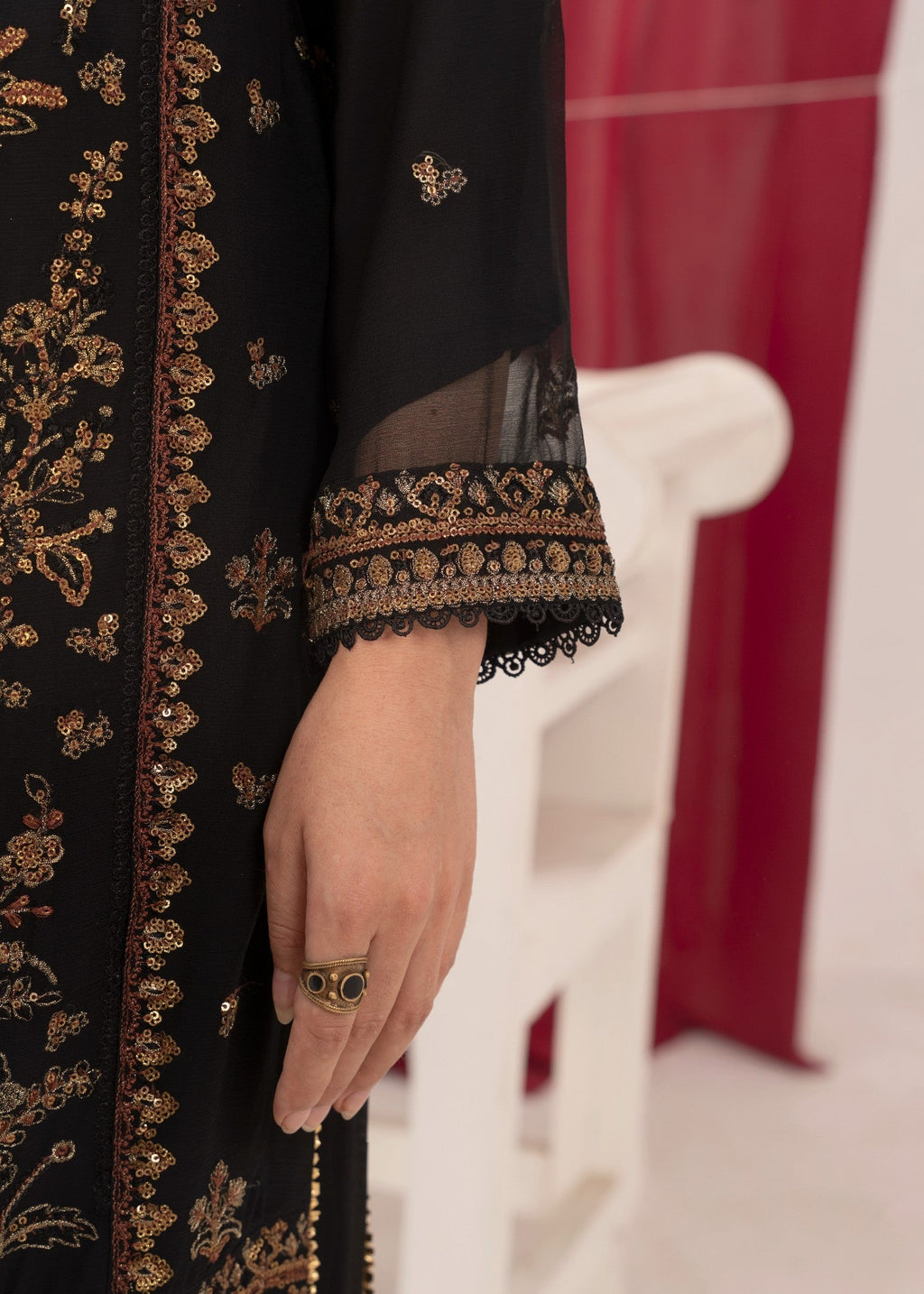 Pehnawa Fashion ROSY RIBBONS Women 3pcs