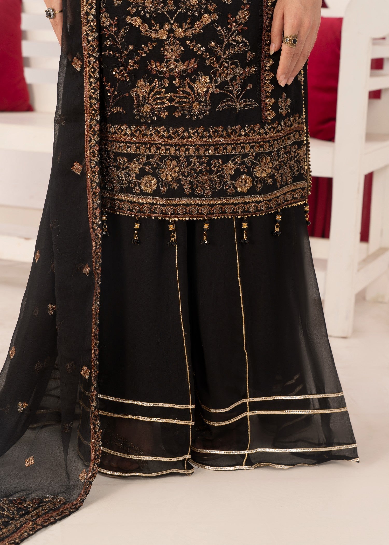 Pehnawa Fashion ROSY RIBBONS Women 3pcs