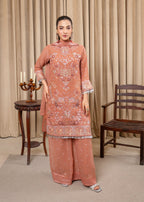 Four Season Boutique AASMAAN PEACH Women 3pcs