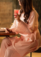 Casual Lite Farshi Shalwar | Peach Women 2pcs