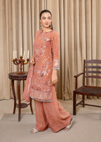Four Season Boutique AASMAAN PEACH Women 3pcs