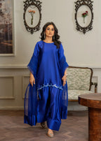 Akhrot Clothing Electric Blue FARSHI Women 3pcs