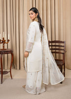 Four Season Boutique DILRUBA CHIFFON CREAM Women 3pcs