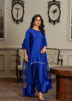 Akhrot Clothing Electric Blue FARSHI Women 3pcs