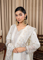 Four Season Boutique DILRUBA CHIFFON CREAM Women 3pcs