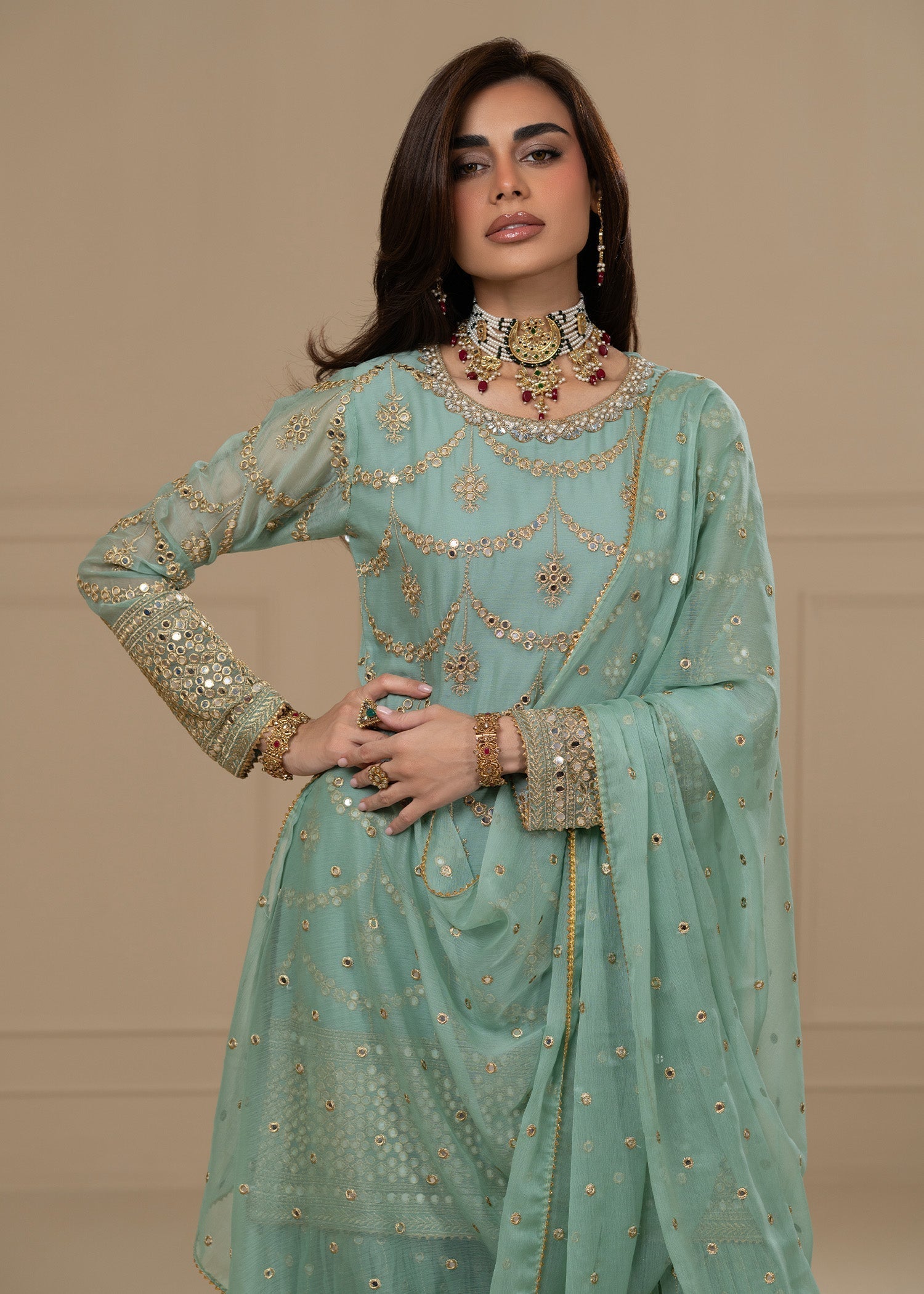 Ayesha Closet GUL BAHAR AQUA Women 3pcs