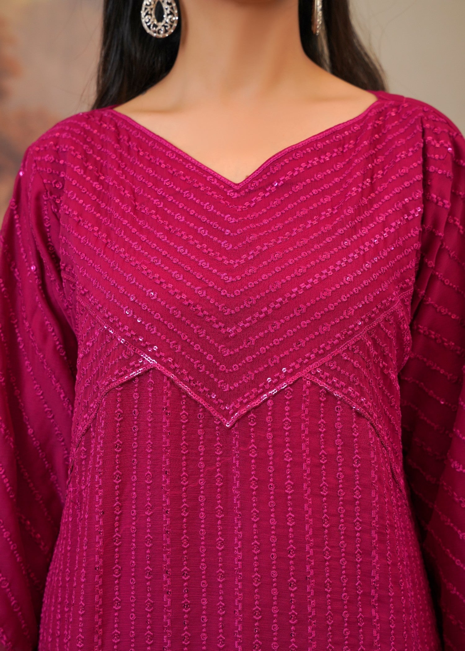 Rangoon Clothing Reshama HotPink Women 3pcs