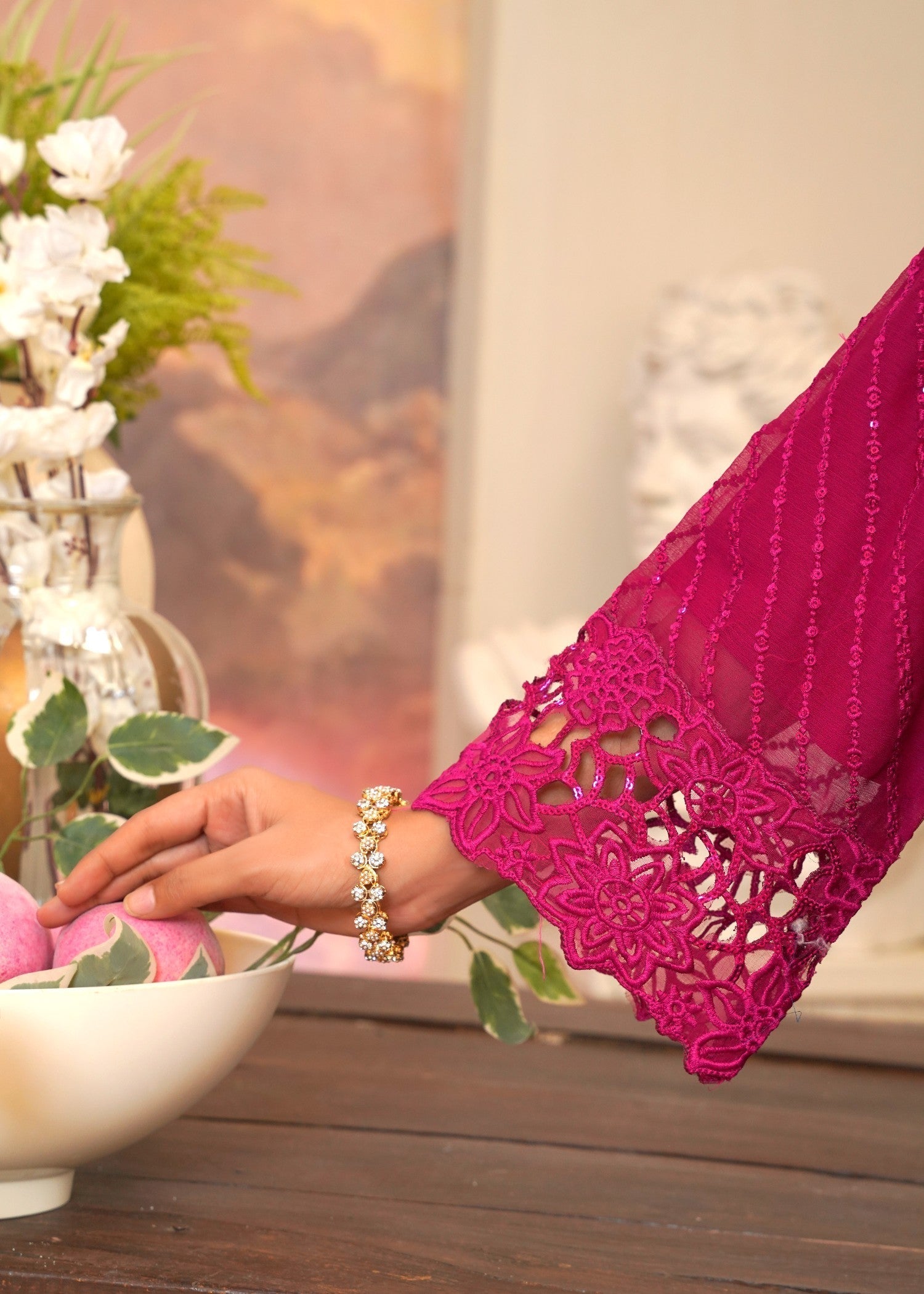 Rangoon Clothing Reshama HotPink Women 3pcs