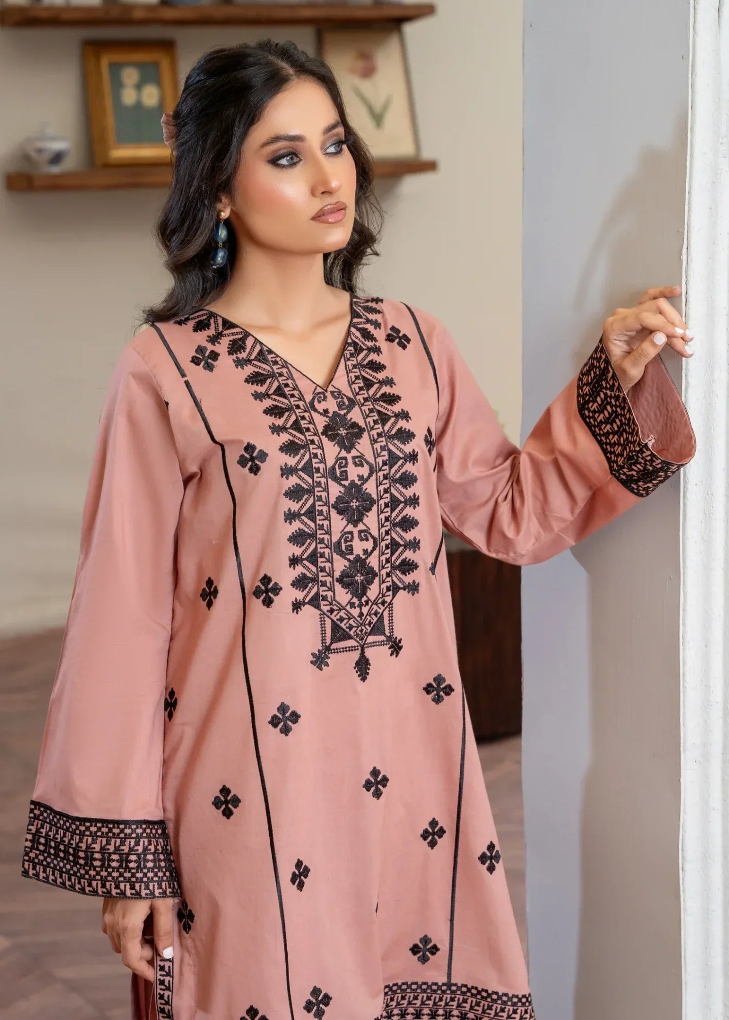 Akhrot Clothing Light Brown Farshi Set Women 2pcs