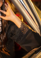 Casual Lite Farshi Shalwar | Black Women 2pcs