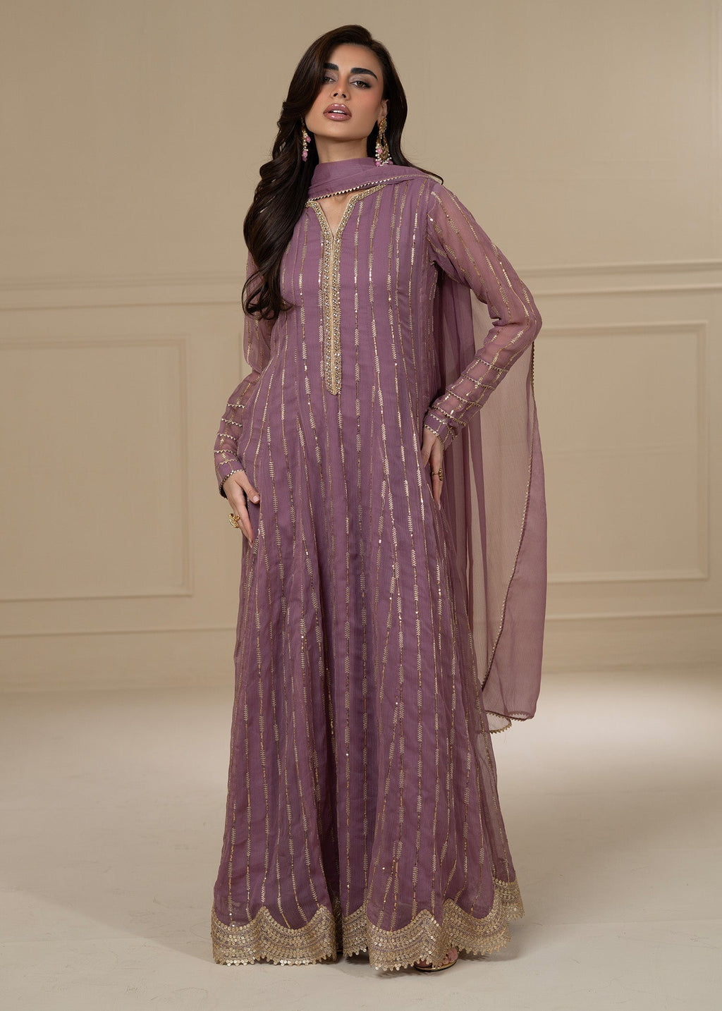 Ayesha Closet SADAF LAVENDER Women 3pcs