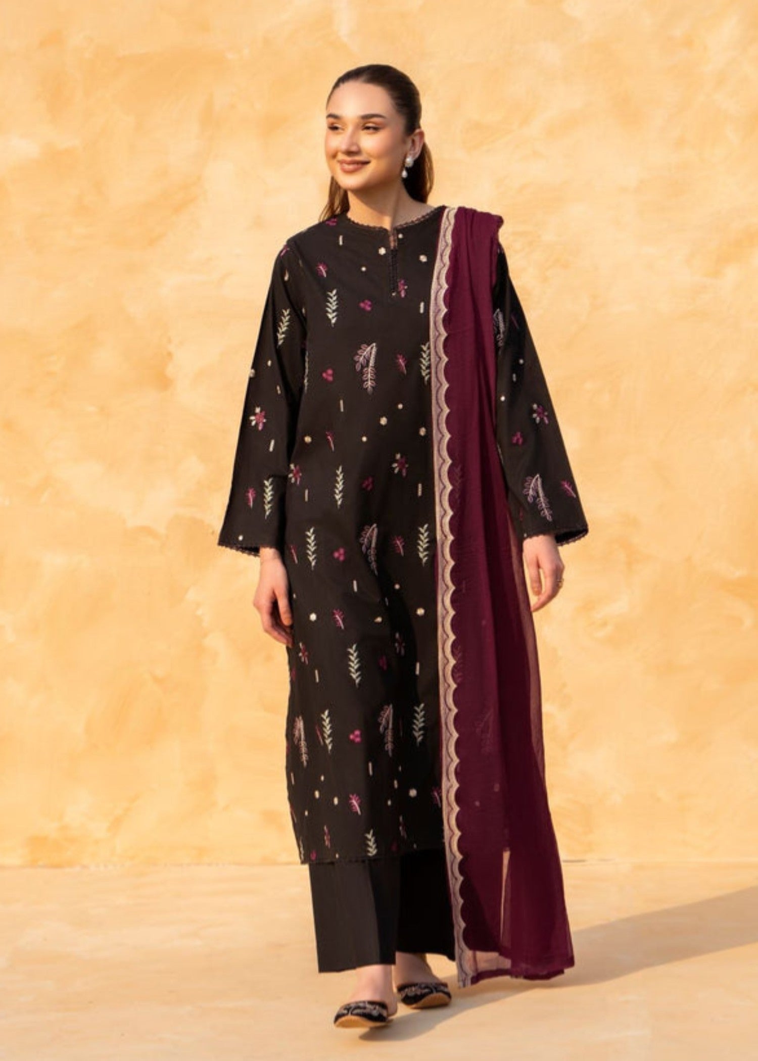 Chaudhary Arts Diana Embroidered Women 3pcs