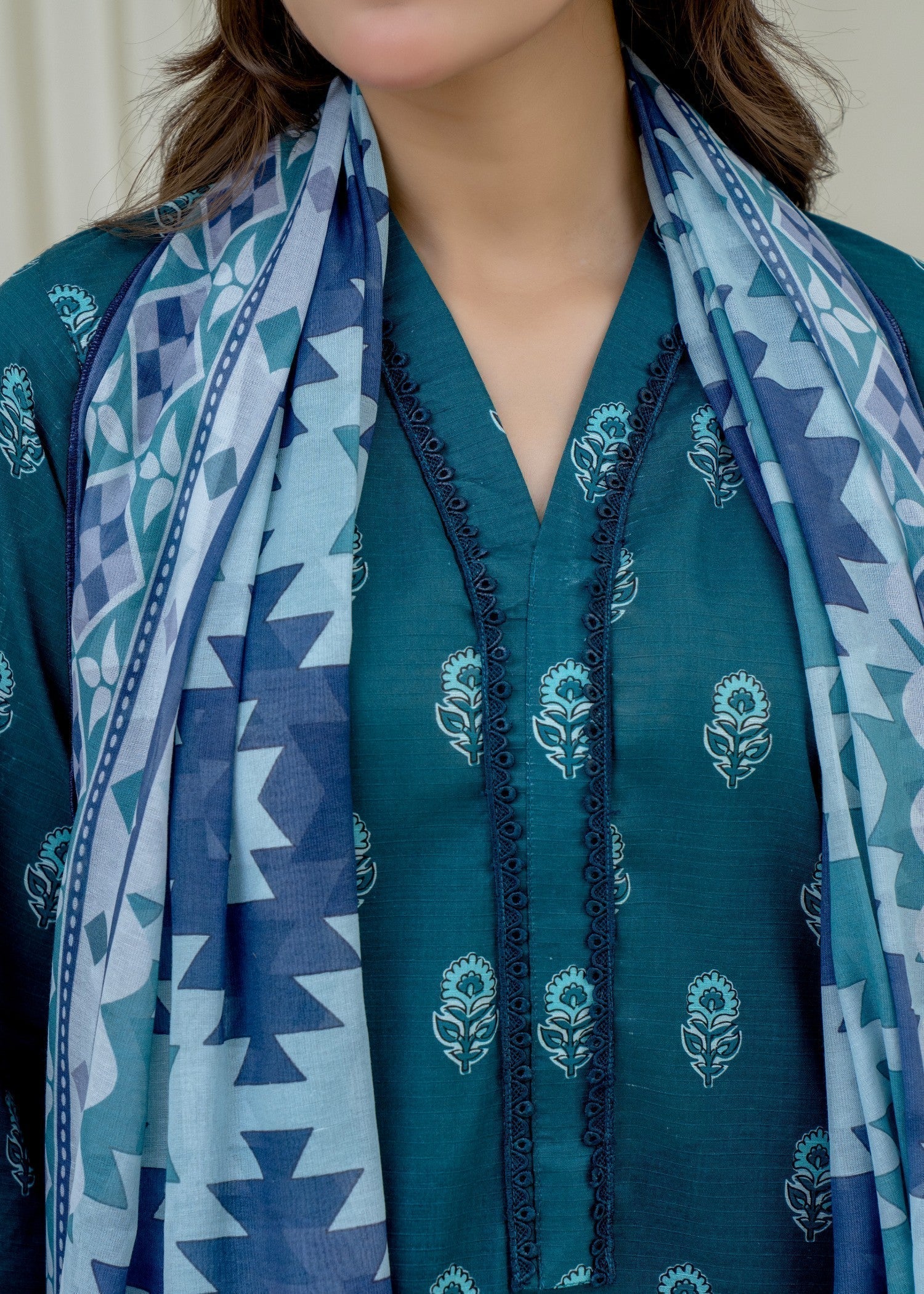 Shanaya Teal Women 3pcs