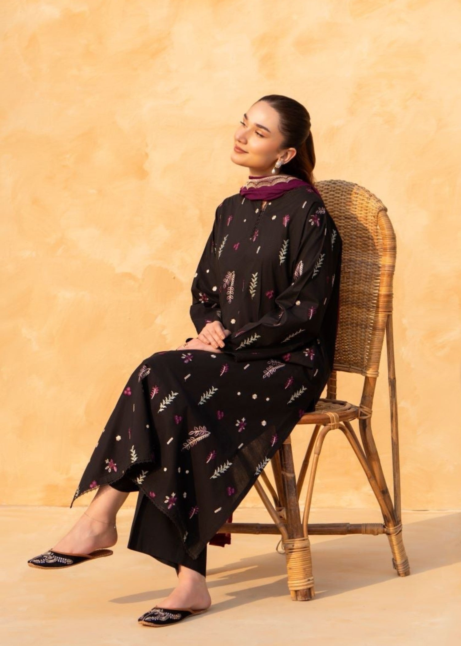 Chaudhary Arts Diana Embroidered Women 3pcs