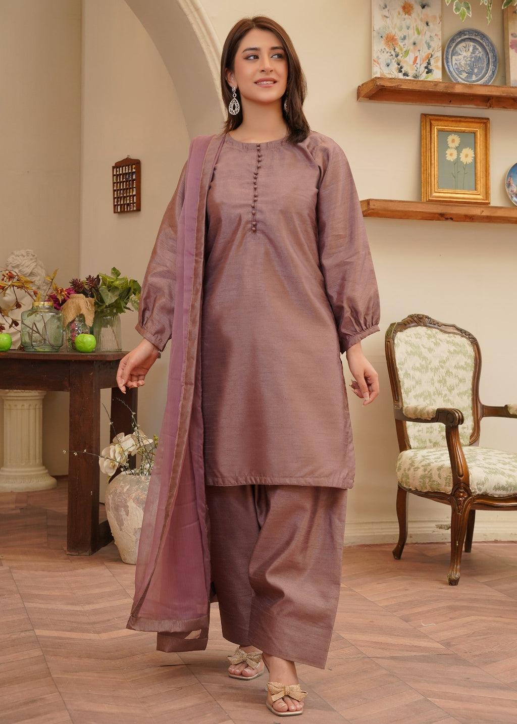 Rangoon Clothing Aafia Farshi Lilac Women 3pcs