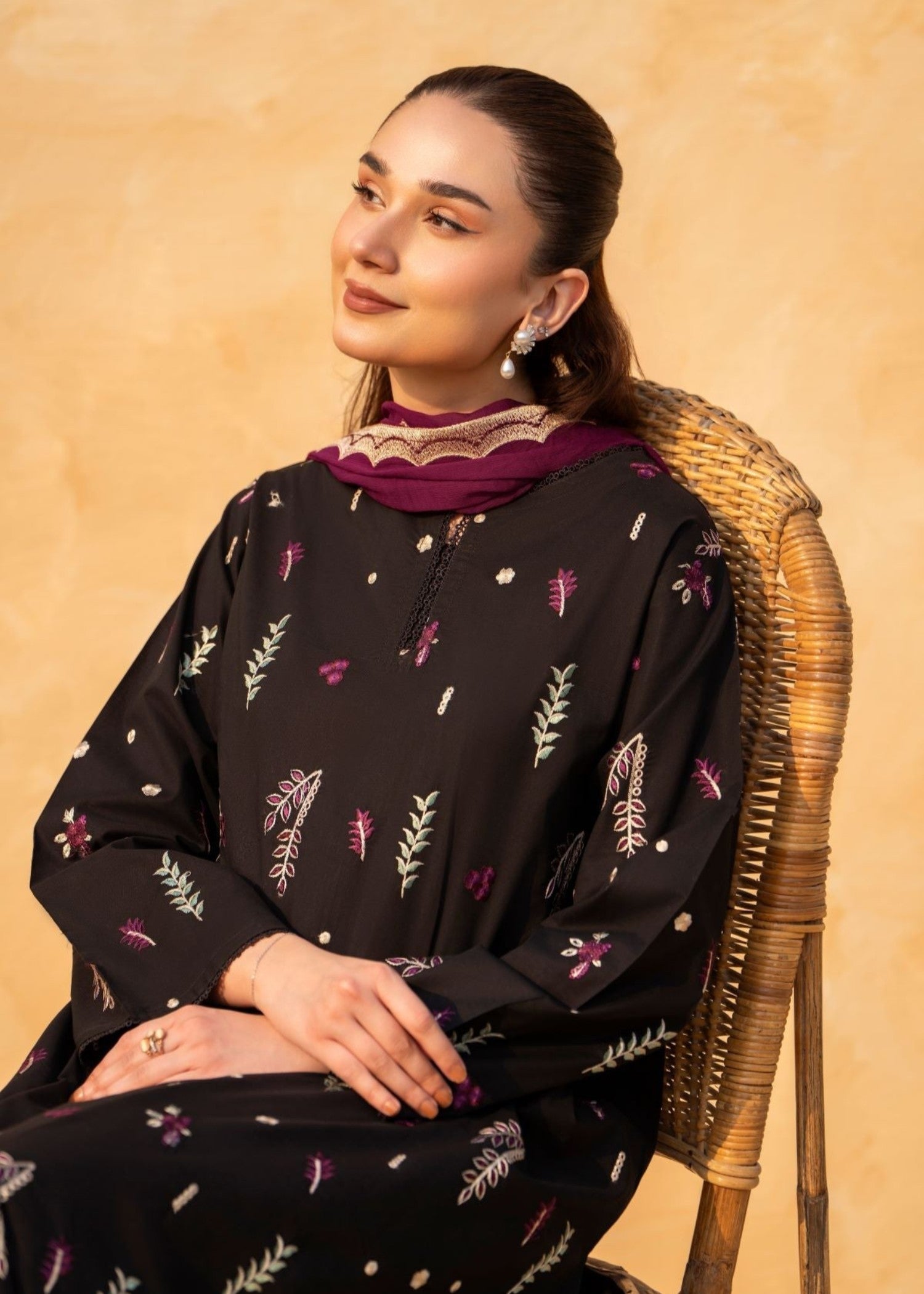 Chaudhary Arts Diana Embroidered Women 3pcs