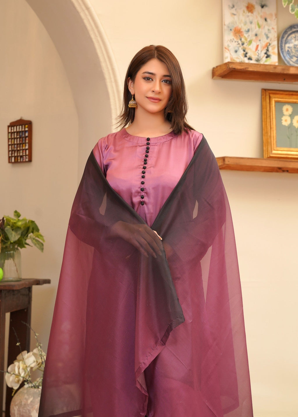 Rangoon Clothing Vanya Pink Women 3pcs