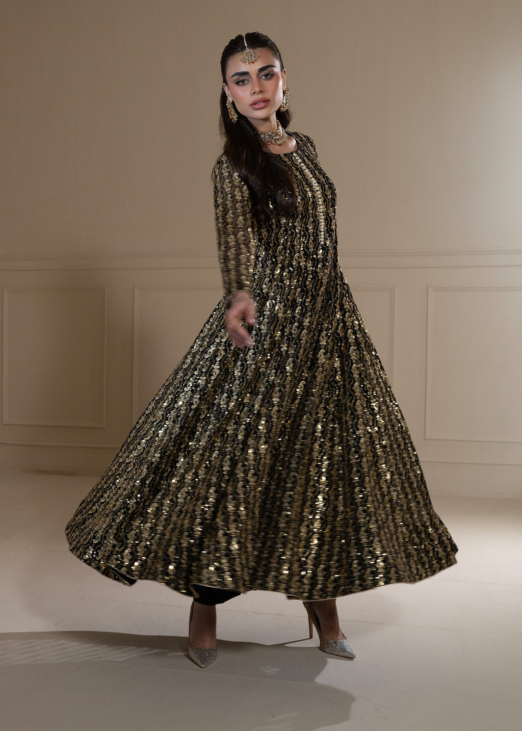 Ayesha Closet SHIREEN GUL BLACK Women 3pcs