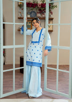 Akhrot Clothing SKY GHARARA Women 2pcs