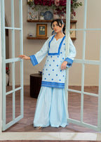 Akhrot Clothing SKY GHARARA Women 2pcs