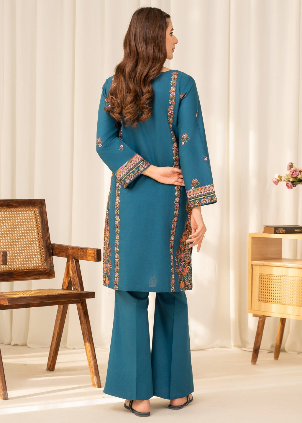 Sahibas By Mirza Salma Blue Women 2pcs