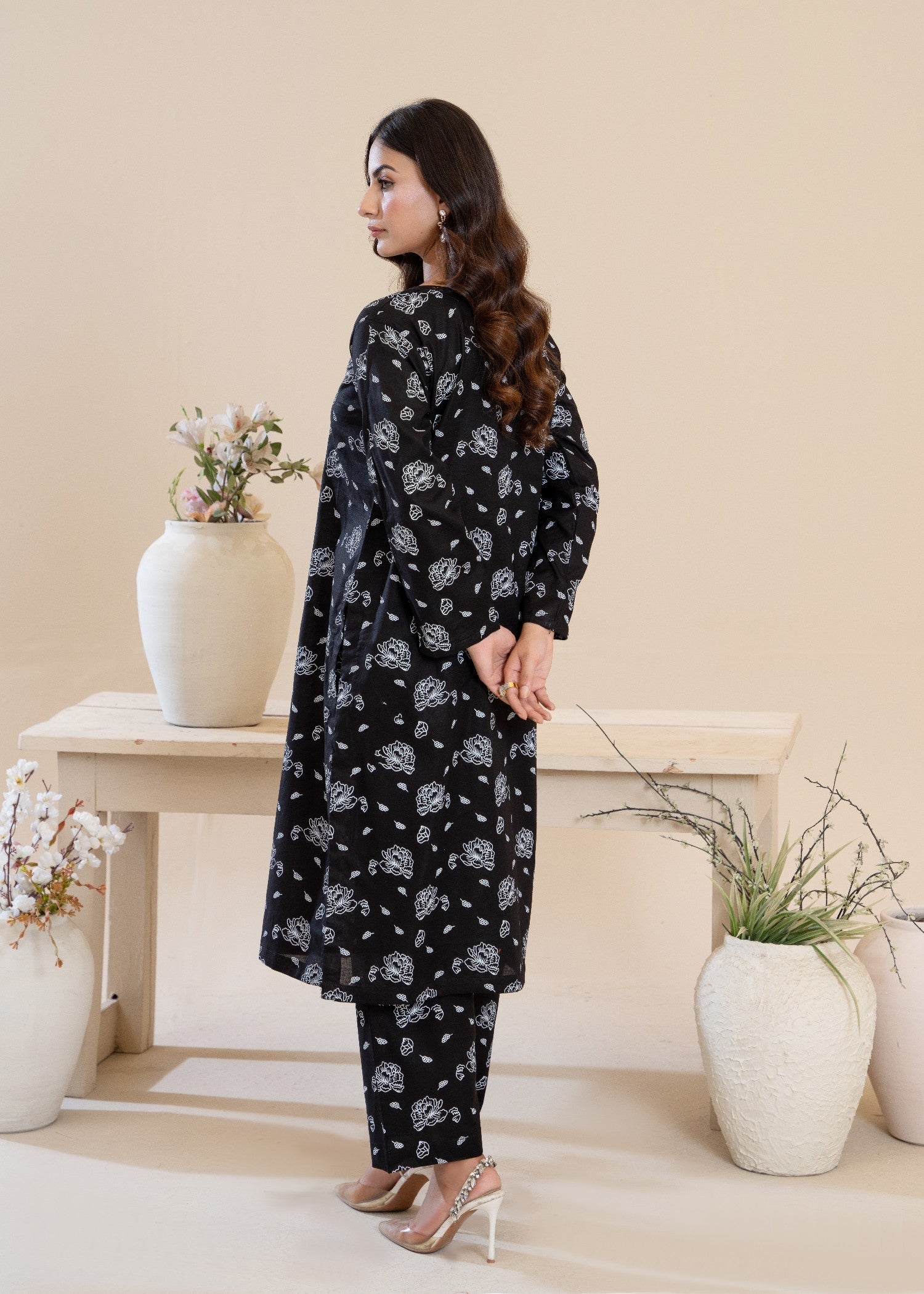 Sajfi Closet Sephora Screen Printed Stitched Suit for Women Women 2pcs