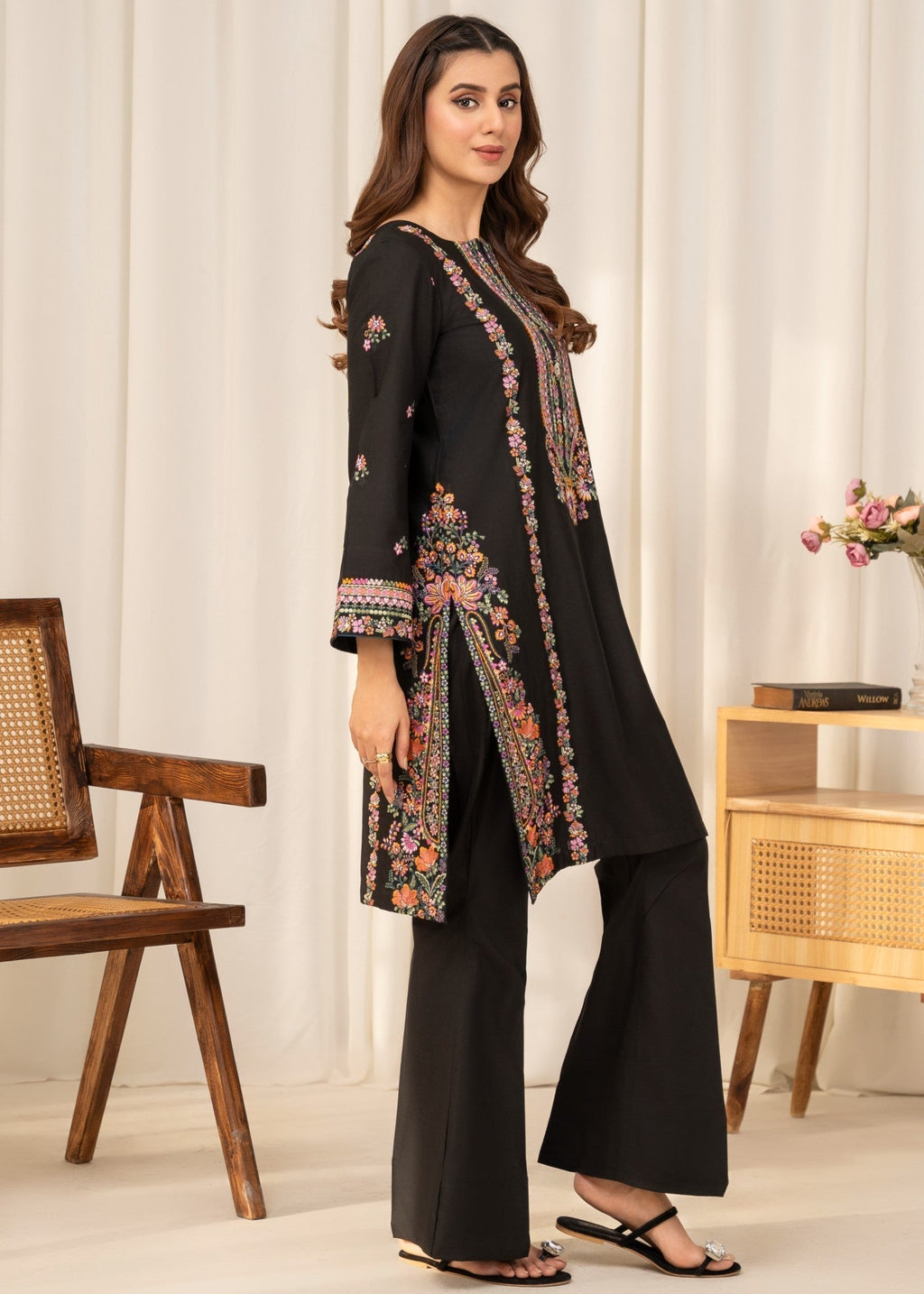 Sahibas By Mirza Salma Black Women 2pcs