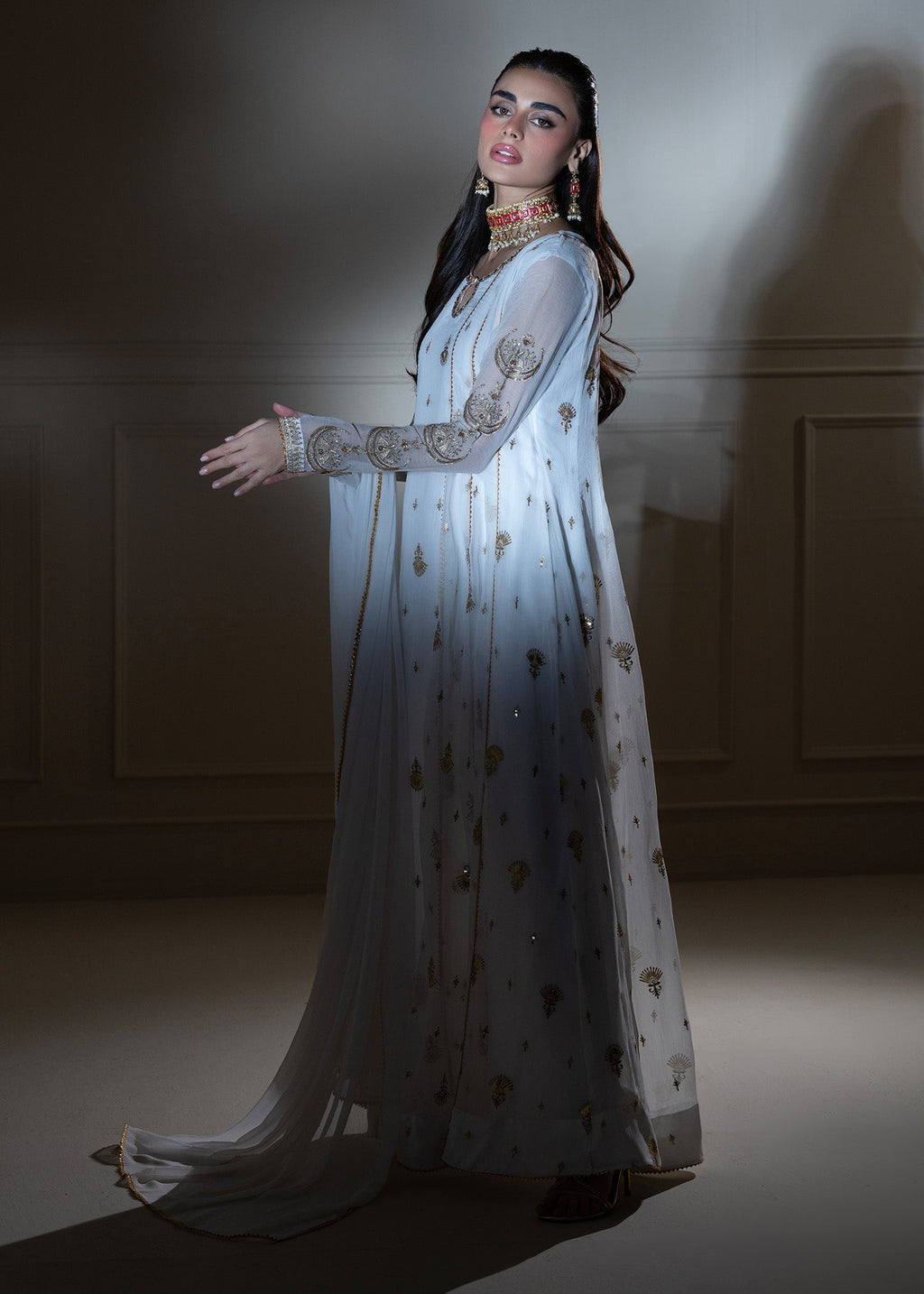 Ayesha Closet SURTAAL WHITE Women 3pcs