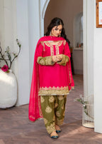 Akhrot Clothing PINK OLIVE Women 3pcs