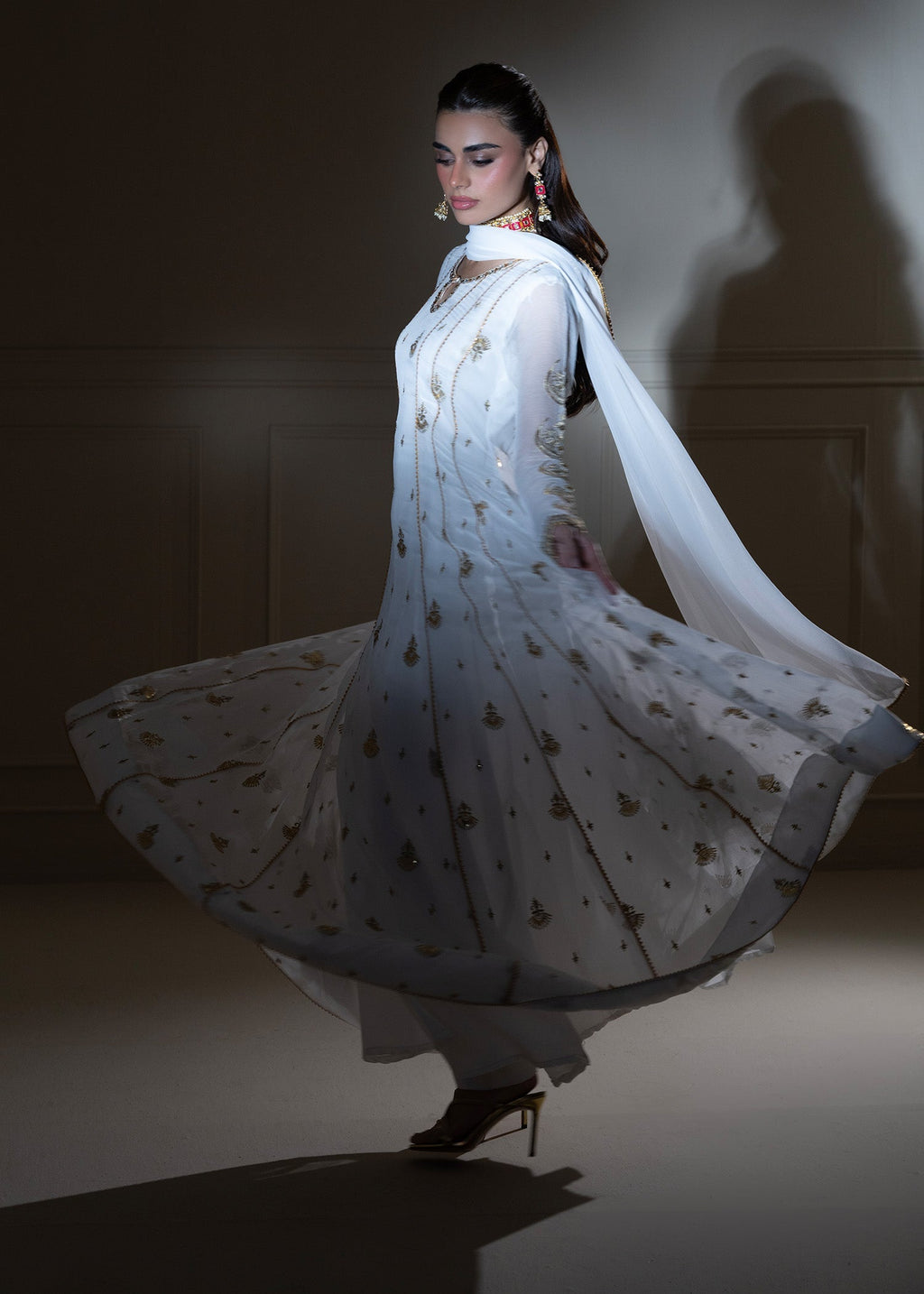 Ayesha Closet SURTAAL WHITE Women 3pcs